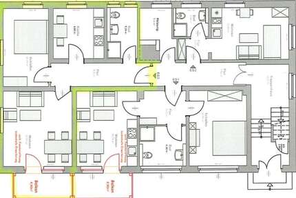Wohnung Naumburg Bad Kösen - 2 Zimmer, 55 m&sup2;, 545&euro; | Angebot:27246718