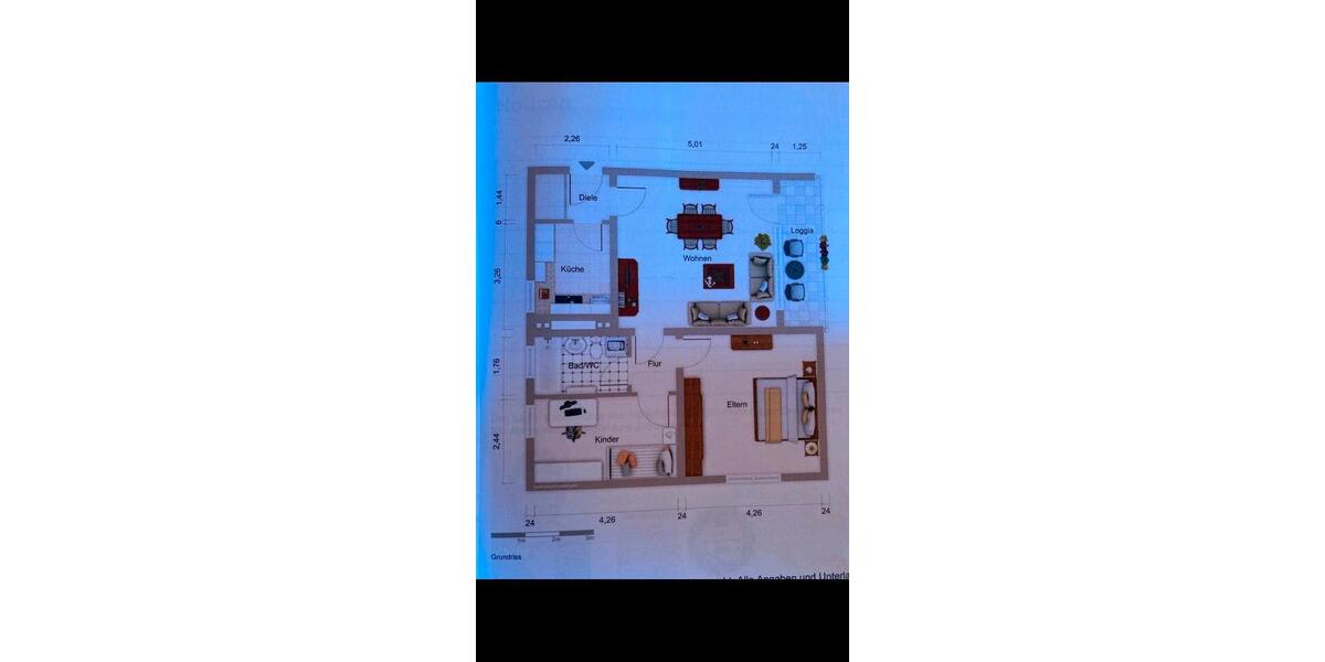 Etagenwohnung Bad Ems - 2 Zimmer, 69 m&sup2;, 865&euro; | Angebot:25809713