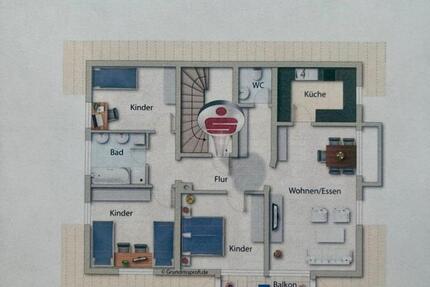 Helle 6-Zimmer Maisonette Wohnung, 2 Balkone, 125m² 6 zimmer