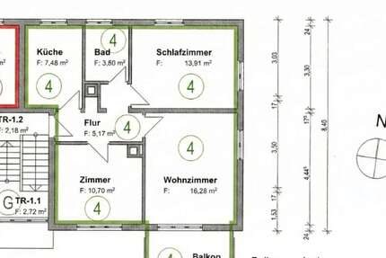Wohnung Ditzingen - 3 Zimmer, 57 m&sup2;, 750&euro; | Angebot:25273985