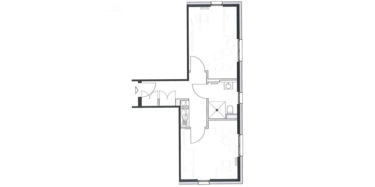 Erdgeschoßwohnung Lübeck Sankt Jürgen - 2 Zimmer, 50 m&sup2;, 910&euro; | Angebot:25171694