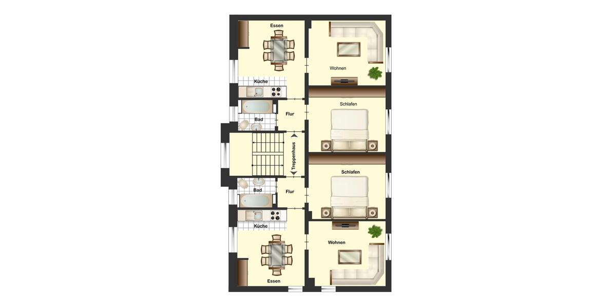 Etagenwohnung Wuppertal Gemarkung Langerfeld - 1 Zimmer, 57 m&sup2;, 550&euro; | Angebot:26286331