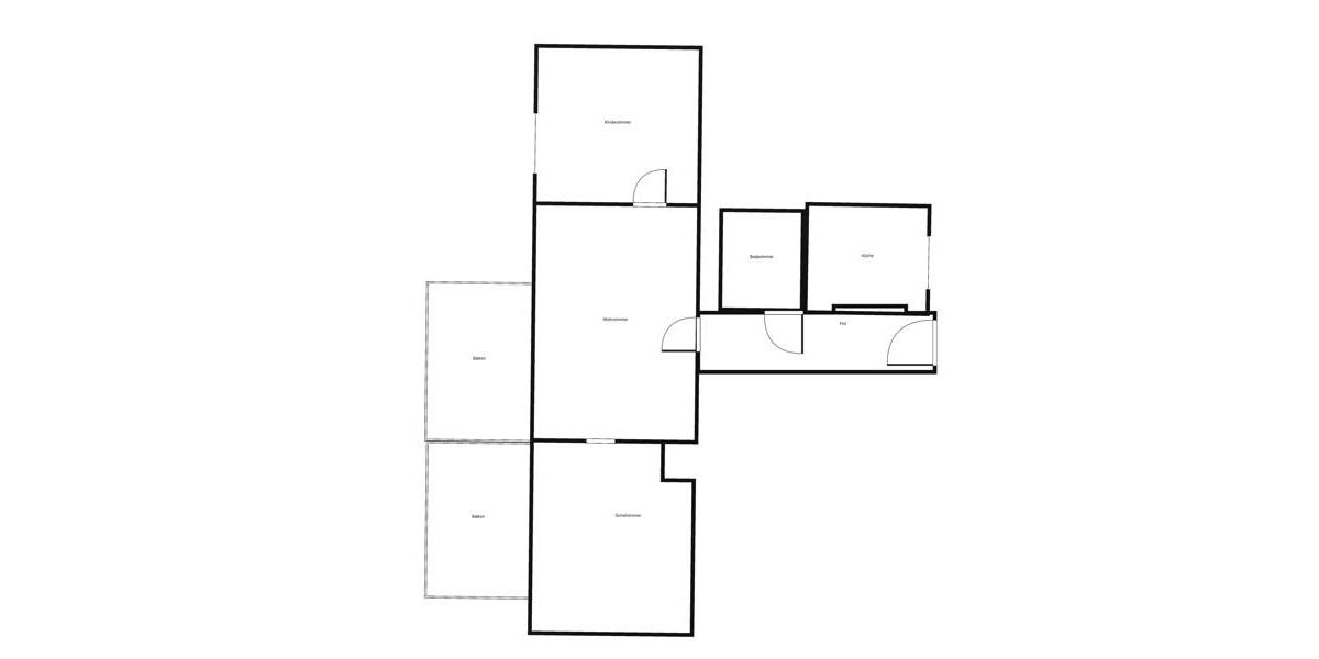 Exklusive 3-Zimmer Stadt Wohnung mit 2 Balkonen ! 3 zimmer