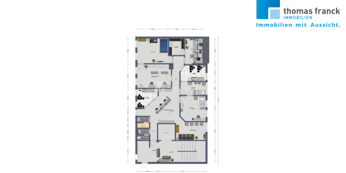 Praxis 185 qm Empfang + 6 Zimmer - Gewerbeobjekt Schwerin Paulsstadt | Angebot:26818945