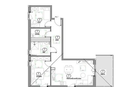 Wohnung Zachenberg - 3 Zimmer, 82 m&sup2;, 880&euro; | Angebot:26544451