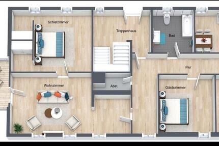 Wohnung Hörselberg-Hainich Hainich - 4 Zimmer, 130 m&sup2;, 899&euro; | Angebot:25992456