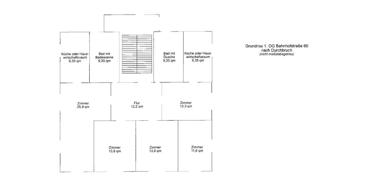 Etagenwohnung Oelsnitz (Erzgebirge) - 5 Zimmer, 125 m&sup2;, 635&euro; | Angebot:24811275