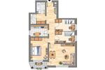 Etagenwohnung Flensburg Fruerlund - 4 Zimmer, 80 m&sup2;, 699&euro; | Angebot:26058421