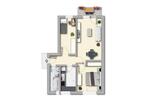 Dachgeschoßwohnung Chemnitz Helbersdorf - 3 Zimmer, 58 m&sup2;, 310&euro; | Angebot:26591536