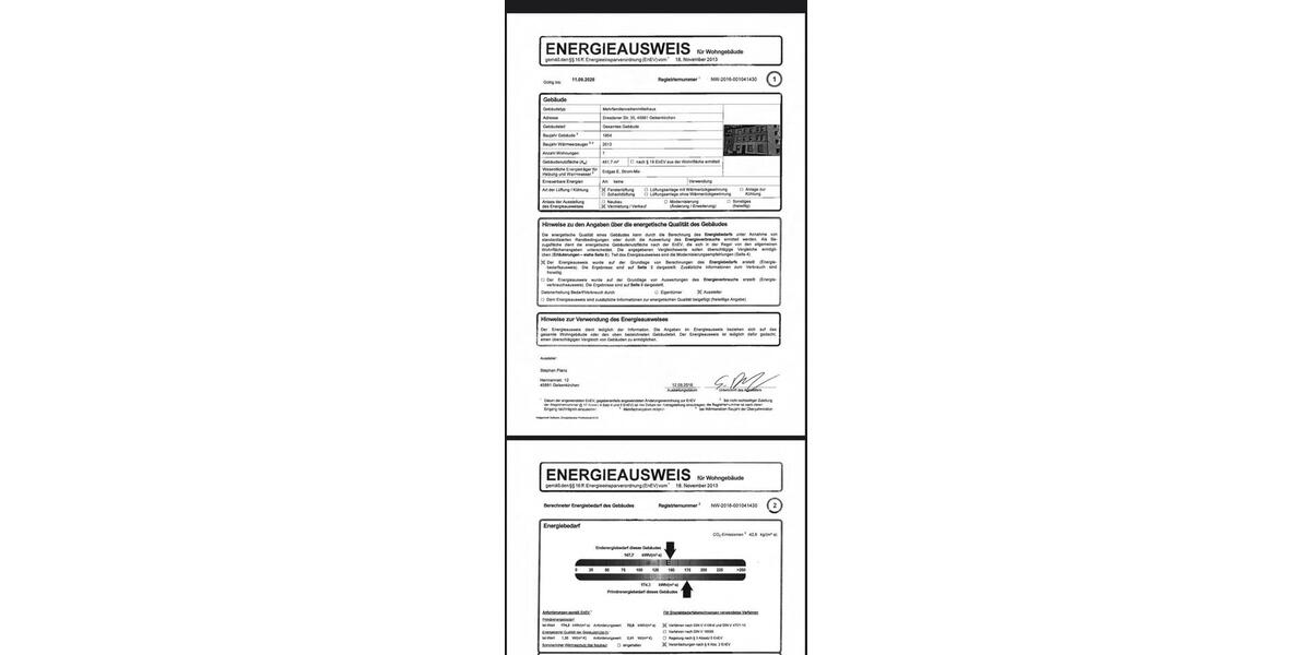 Erdgeschoßwohnung Gelsenkirchen Gelsenkirchen-Mitte - 2 Zimmer, 62 m&sup2;, 490&euro; | Angebot:25138311