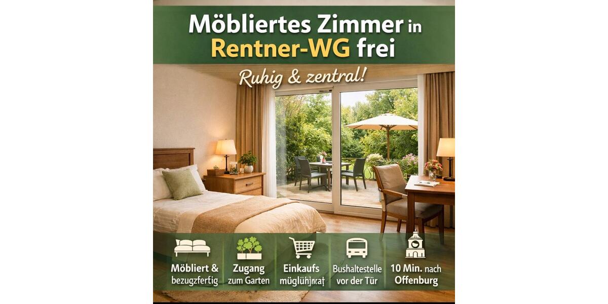 Wohnen auf Zeit Offenburg Rammersweier - 4 Zimmer, 110 m&sup2;, 590&euro; | Angebot:26153906