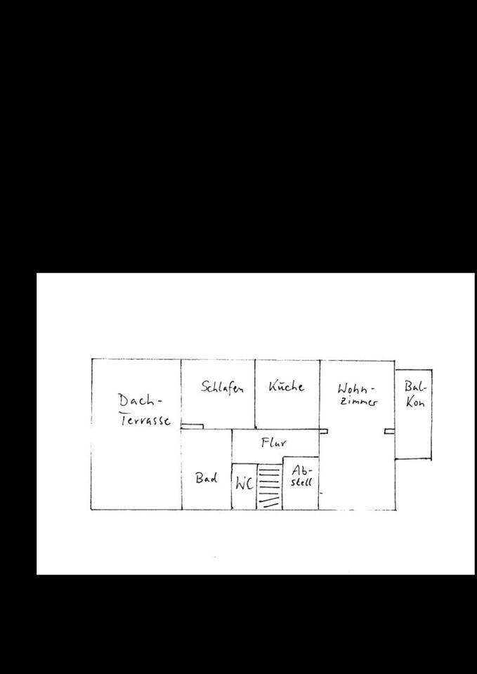 2 Zimmer, Küche, Bad, Balkon u. Dachterrasse, Nähe Uni Oldenburg zimmer