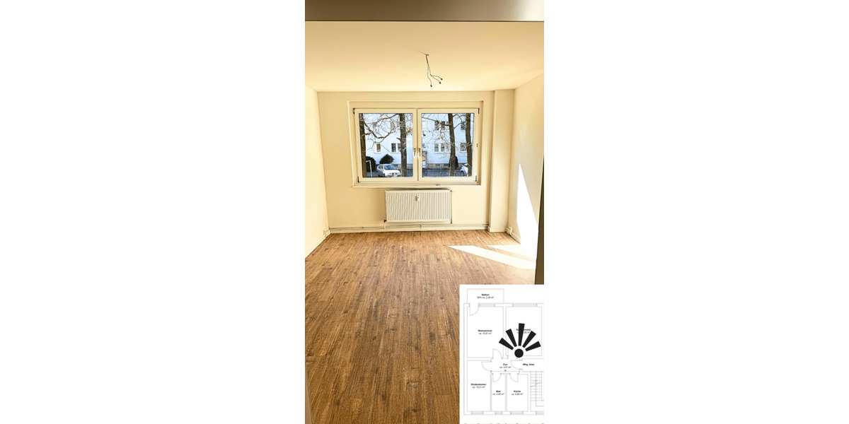 Etagenwohnung Annaburg - 3 Zimmer, 58 m&sup2;, 350&euro; | Angebot:19800294