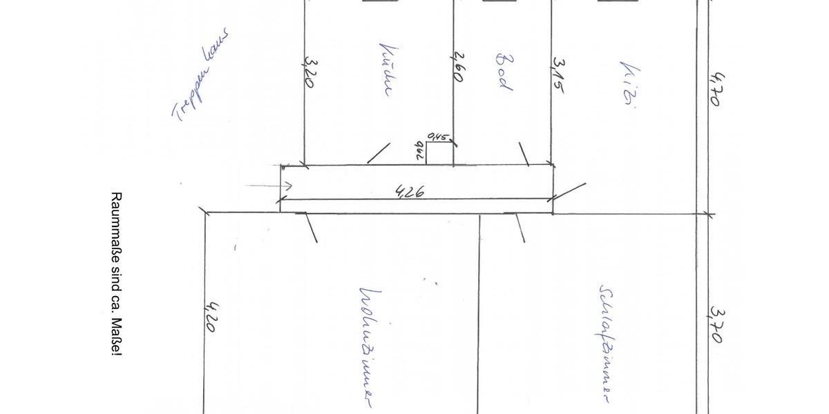 Etagenwohnung Aschersleben - 3 Zimmer, 68 m&sup2;, 365&euro; | Angebot:26425427