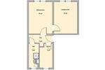 Etagenwohnung Forst (Lausitz) - 2 Zimmer, 46 m&sup2;, 350&euro; | Angebot:24804943