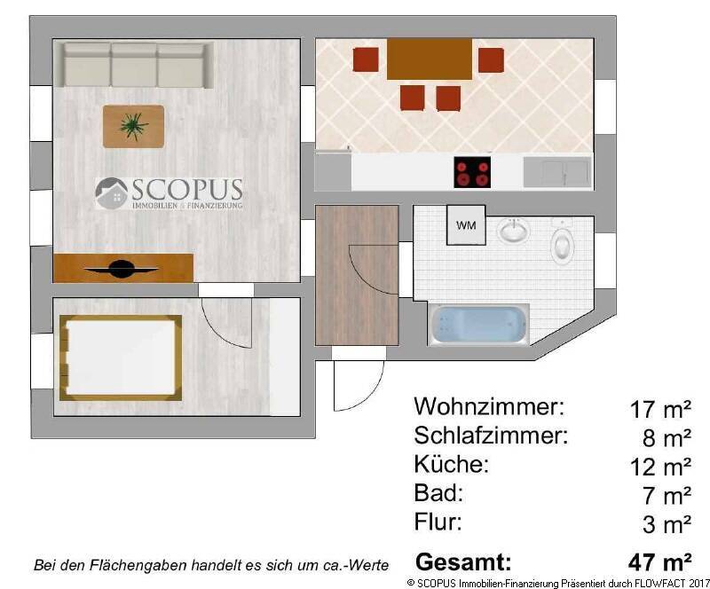 Helle Single-Wohnung mit Einbauküche, Gartenmitbenutzung, PKW-Stellplatz