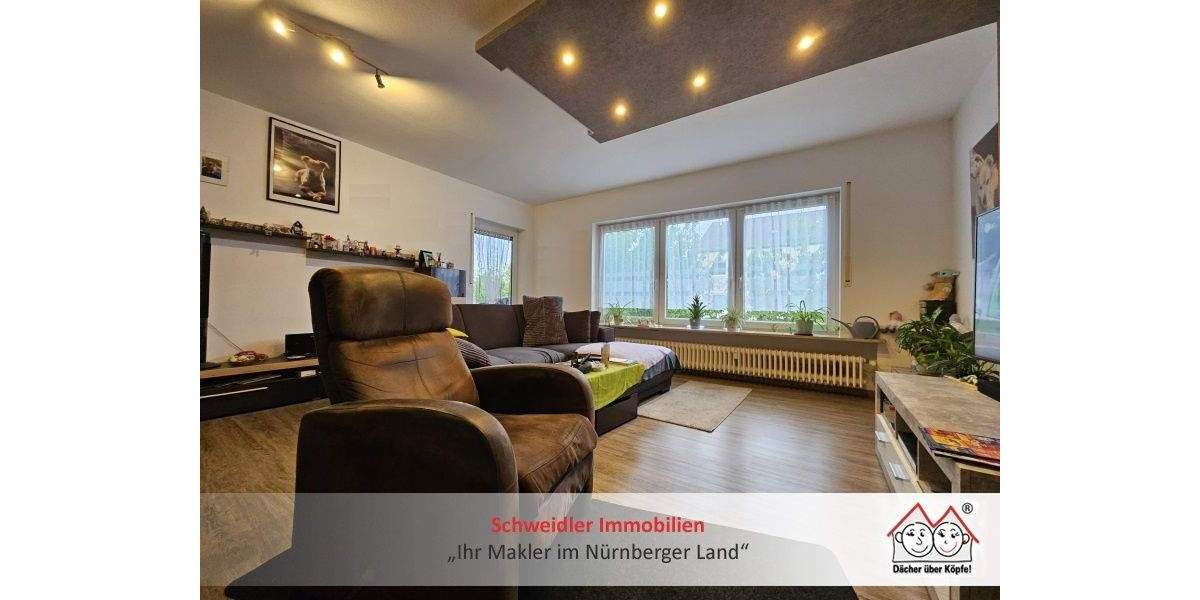 Ganz oben! Gepflegte 3-Zimmer-Wohnung mit Balkon in ruhiger Lage von Hersbruck 3 zimmer