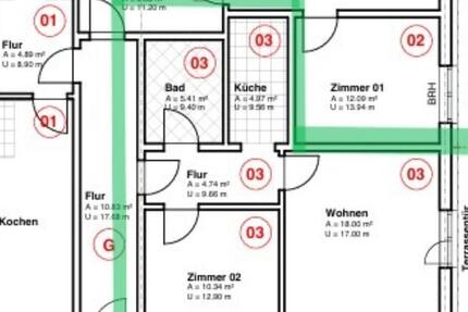 Wohnung Dassow - 2 Zimmer, 46 m&sup2;, 363&euro; | Angebot:25284862