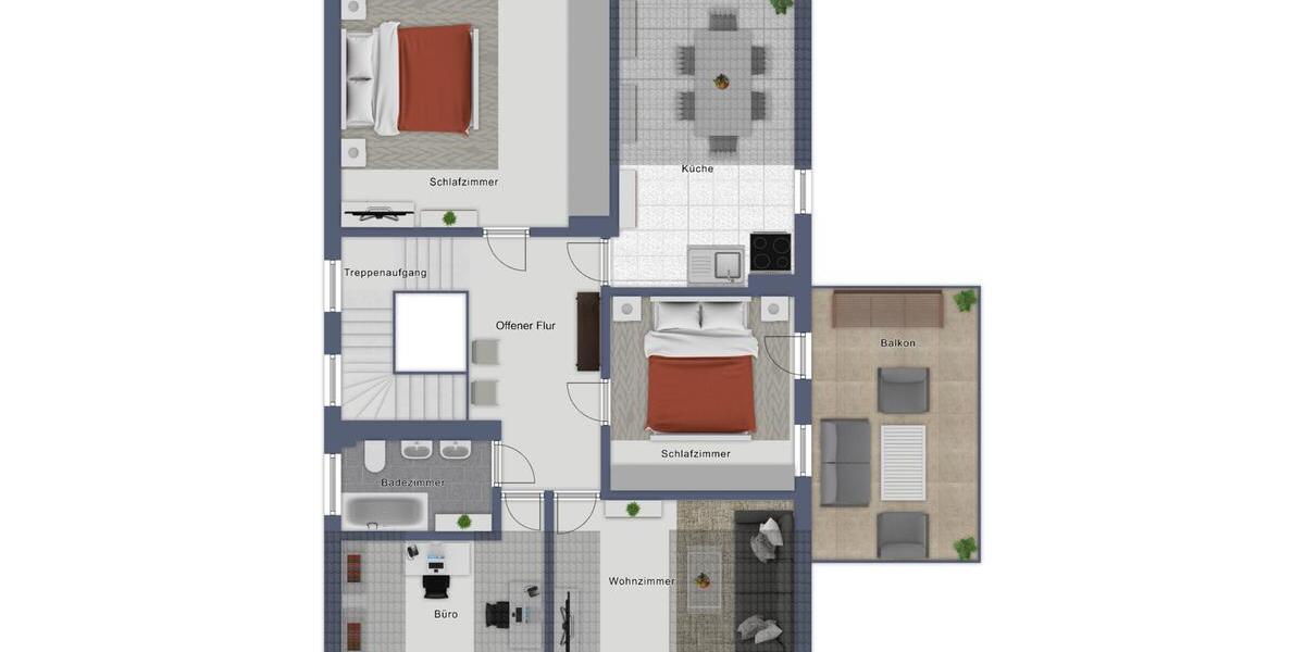 Etagenwohnung Cuxhaven Duhnen - 4 Zimmer, 80 m&sup2;, 810&euro; | Angebot:24802651