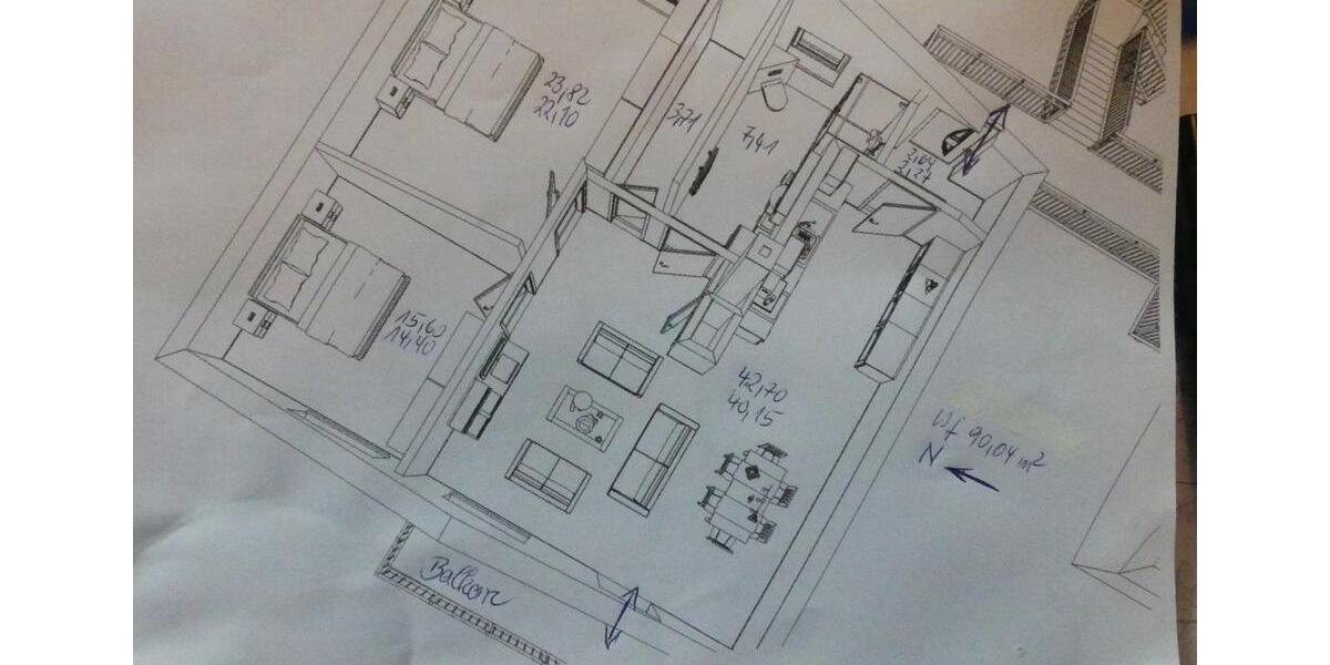 Dachgeschoßwohnung Hankensbüttel - 2 Zimmer, 90 m&sup2;, 945&euro; | Angebot:26030382