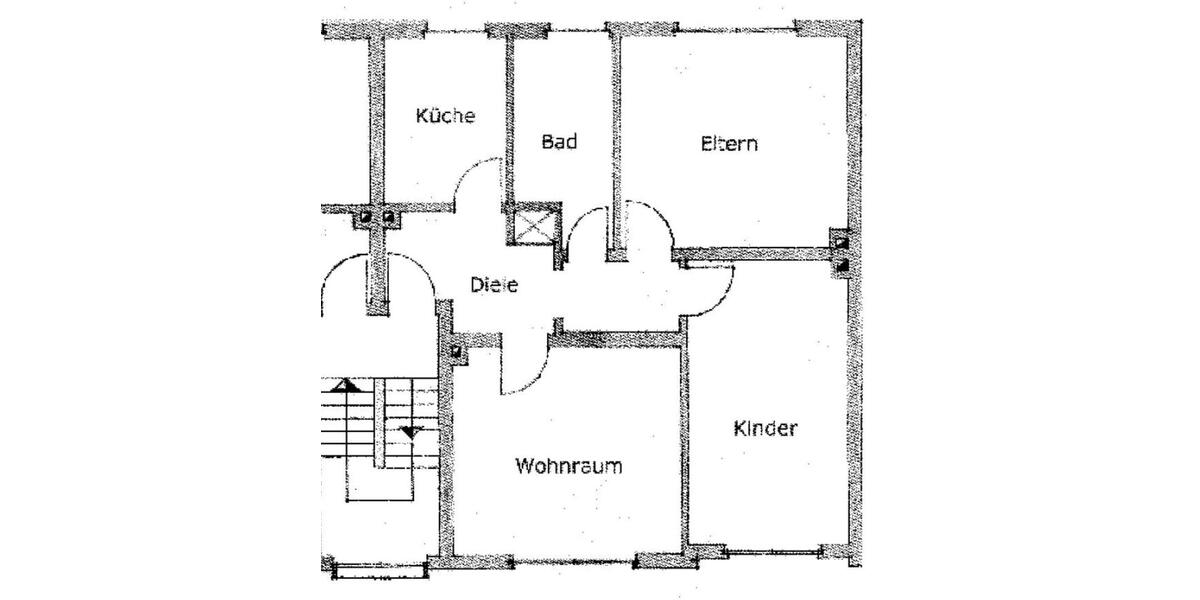 Etagenwohnung Oberhausen Alt-Oberhausen - 3 Zimmer, 77 m&sup2;, 530&euro; | Angebot:24418307