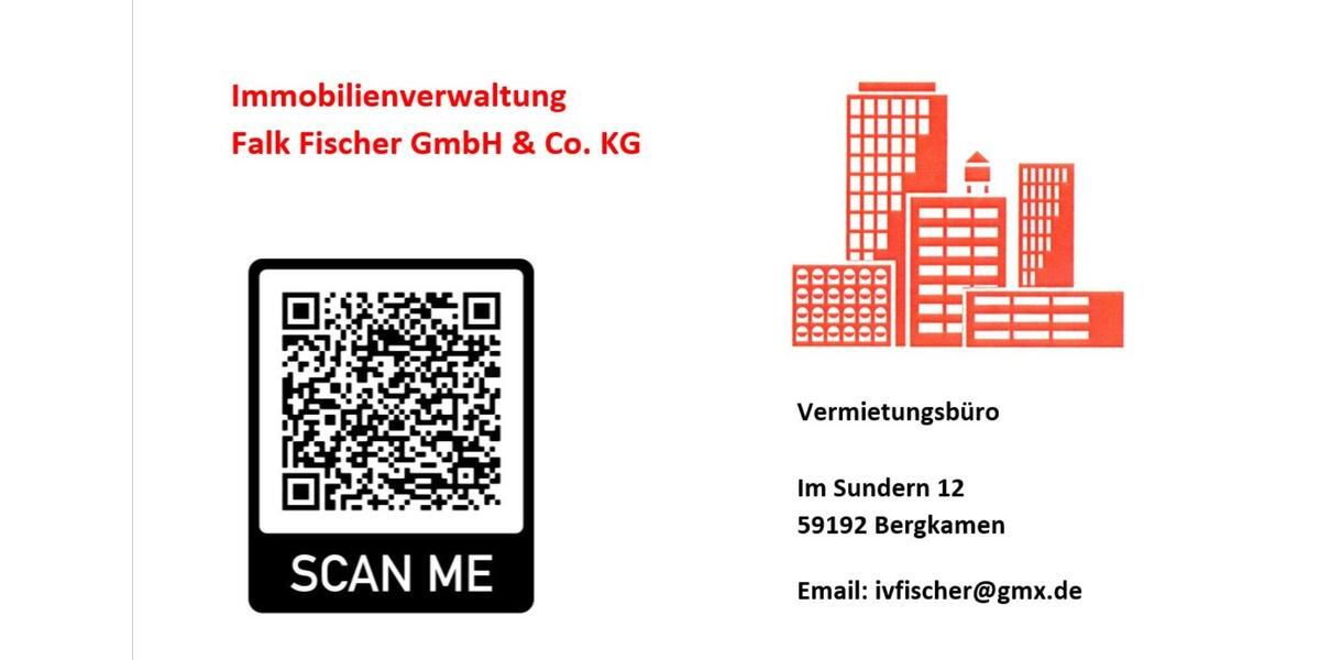 Erdgeschoßwohnung Bergkamen - 2 Zimmer, 51 m&sup2;, 449&euro; | Angebot:25080996