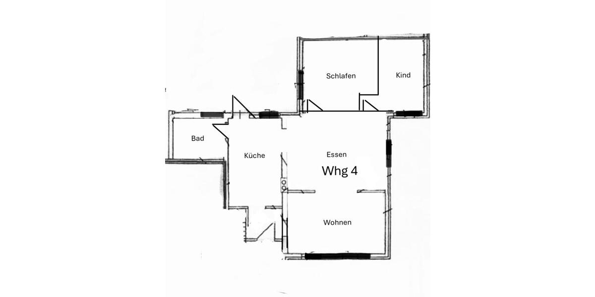 3,5 Zimmerwohnung in Neu Darchau zu März zu vermieten 3.5 zimmer
