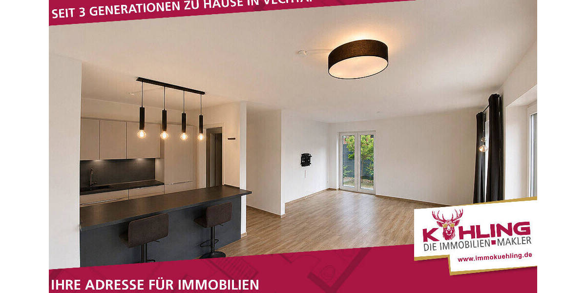 Etagenwohnung Vechta - 4 Zimmer, 99 m&sup2;, 960&euro; | Angebot:26628925