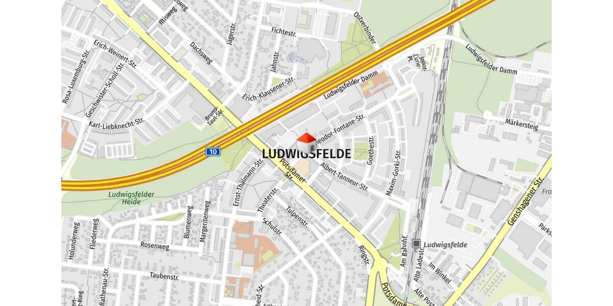 Etagenwohnung Ludwigsfelde - 3 Zimmer, 71 m&sup2;, 1.136&euro; | Angebot:22551500