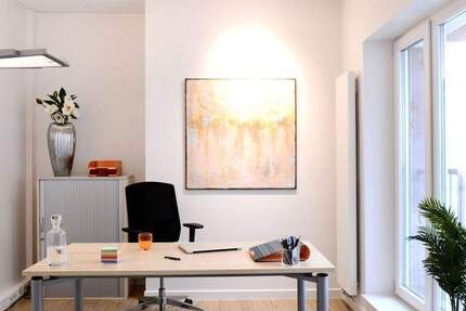 Exklusives Lichtdurchflutetes 14 m² Privatbüro - 247 Zugang, möbliert zimmer