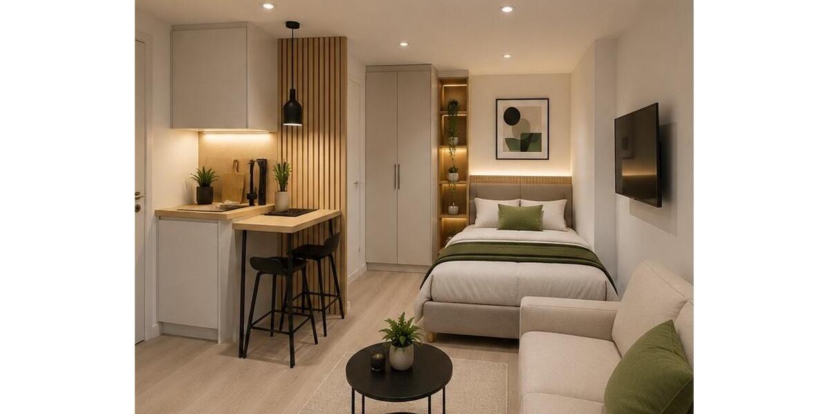 Etagenwohnung Wiesbaden - 1 Zimmer, 17 m&sup2;, 500&euro; | Angebot:26537417