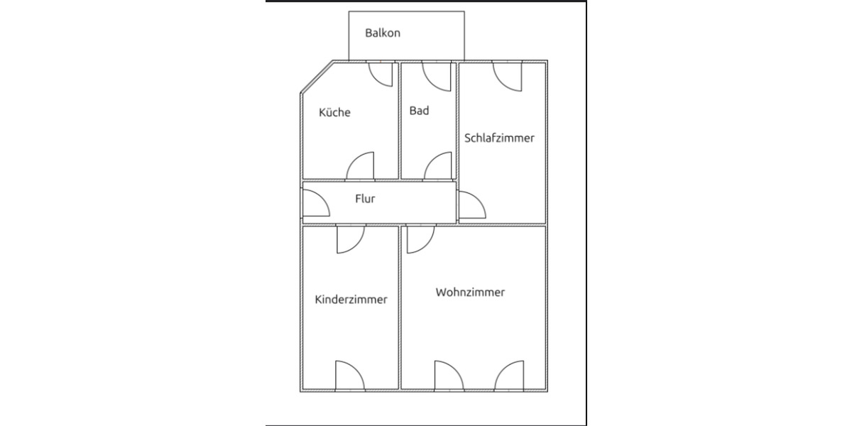 Erdgeschoßwohnung Roßwein - 3 Zimmer, 50 m&sup2;, 275&euro; | Angebot:20697570