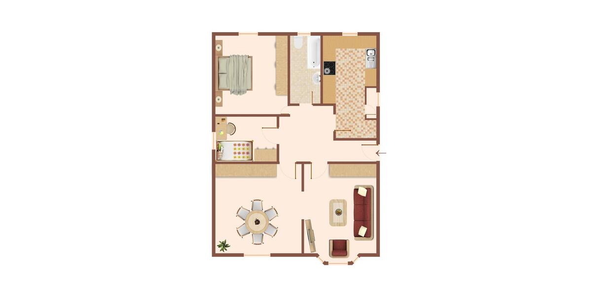 Hochparterre Oldenburg Bloherfelde - 4 Zimmer, 85 m&sup2;, 720&euro; | Angebot:26582760