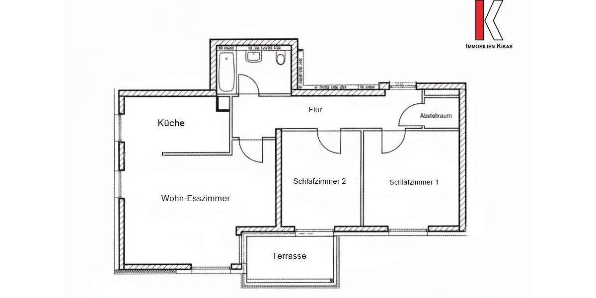 Etagenwohnung Böblingen Flugfeld - 3 Zimmer, 77 m&sup2;, 1.074&euro; | Angebot:25674825