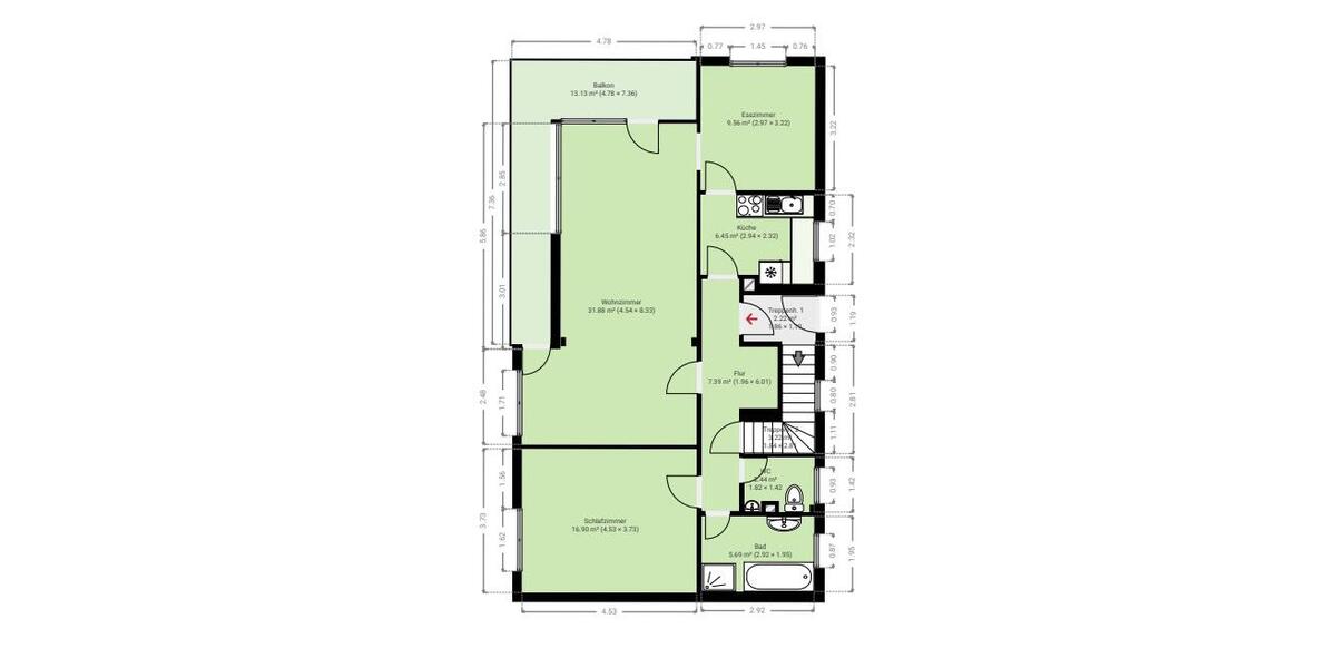 3-Zimmerwohnung 3 zimmer