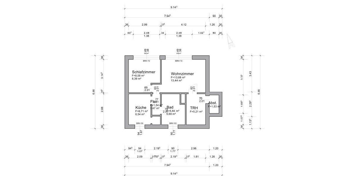 Reihenhaus Bückeburg - 8 Zimmer, 111 m&sup2;, 1.110&euro; | Angebot:25643732