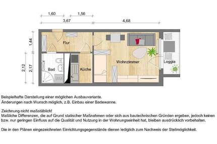 Wohnung zum Mieten in Zwickau 207,70 € 31 m² 1 zimmer