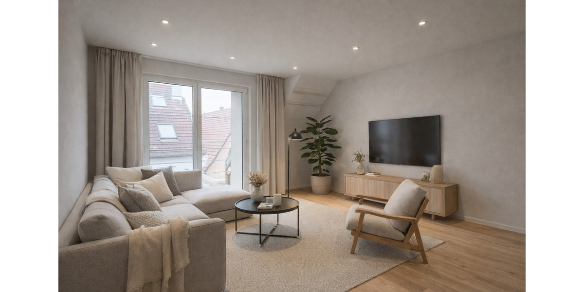 Dachgeschoßwohnung Sulzfeld - 2.5 Zimmer, 65 m&sup2;, 912&euro; | Angebot:25056469