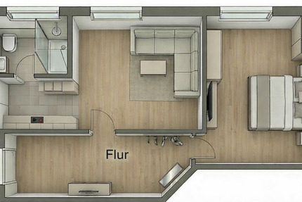 Wohnung Himmelpforten - 2 Zimmer, 50 m&sup2;, 750&euro; | Angebot:25710643