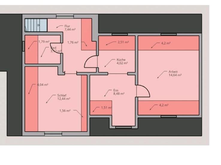Dachgeschoßwohnung Hagen Dahl - 2.5 Zimmer, 62 m&sup2;, 490&euro; | Angebot:25990092