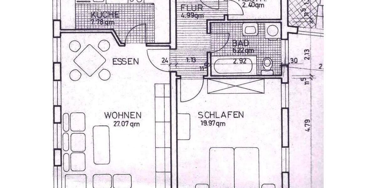 Etagenwohnung Konz Karthaus - 2 Zimmer, 64 m&sup2;, 620&euro; | Angebot:26026963