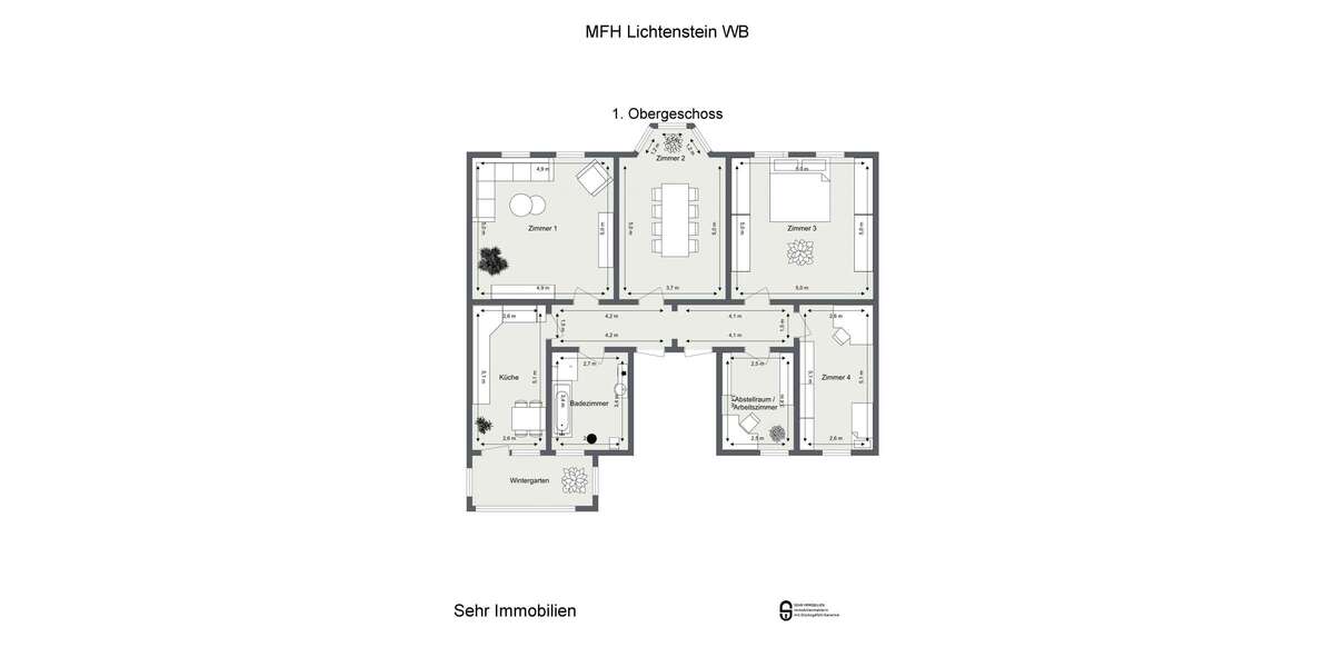 Etagenwohnung Lichtenstein - 5 Zimmer, 125 m&sup2;, 870&euro; | Angebot:26981189