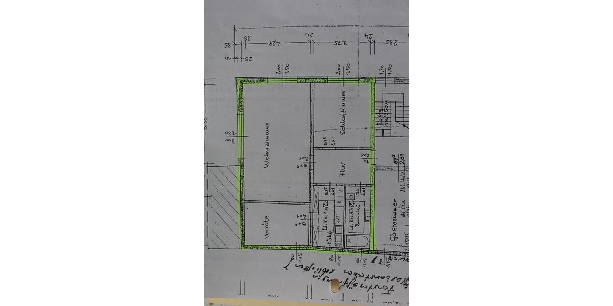 Etagenwohnung Schöningen - 2.5 Zimmer, 70 m&sup2;, 364&euro; | Angebot:26459704