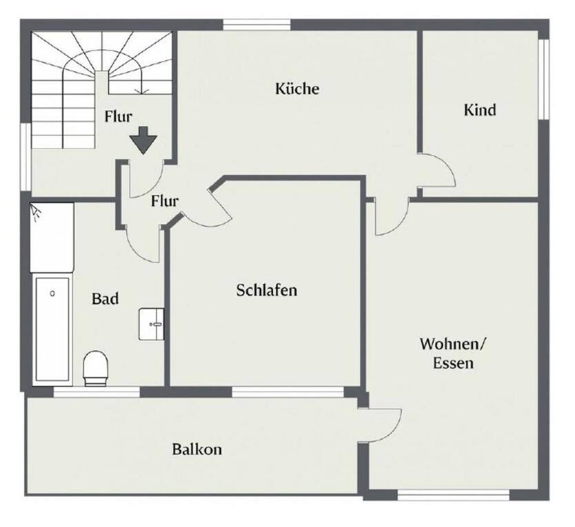 3 Zimmer Wohnung in Boppard