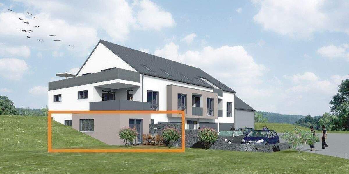 Etagenwohnung Konz Obermennig - 4 Zimmer, 90 m&sup2;, 1.100&euro; | Angebot:26684530