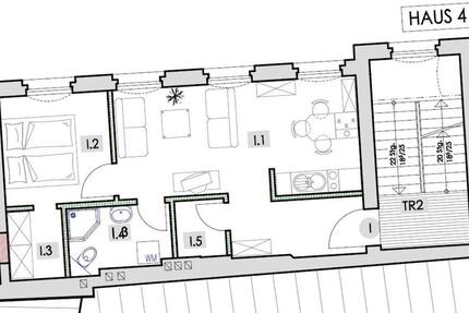 Möblierte Wohnung im Herzen der Stadt zimmer