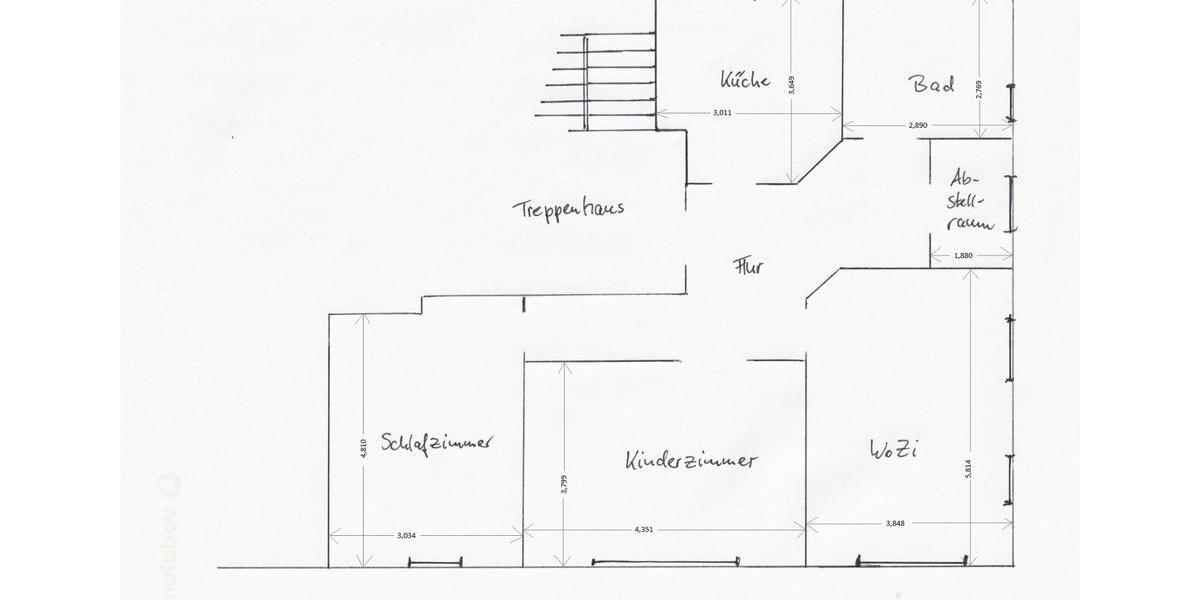 Dachgeschoßwohnung Limbach-Oberfrohna Oberfrohna - 4 Zimmer, 80 m&sup2;, 400&euro; | Angebot:26181505