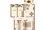 Gemütliche 4 Raumwohnung mit Balkon 4 zimmer