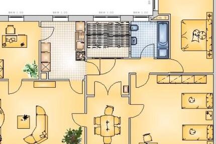 Wohnung Bitterfeld-Wolfen Bitterfeld - 5 Zimmer, 125 m&sup2;, 937&euro; | Angebot:24363184
