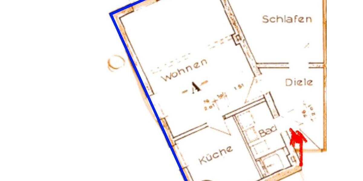 Erdgeschoßwohnung Bielefeld - 2 Zimmer, 65 m&sup2;, 630&euro; | Angebot:26669619